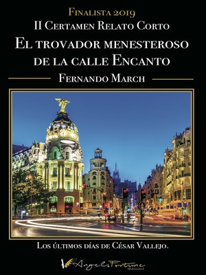 cover image of El trovador menesteroso de la calle del Encanto